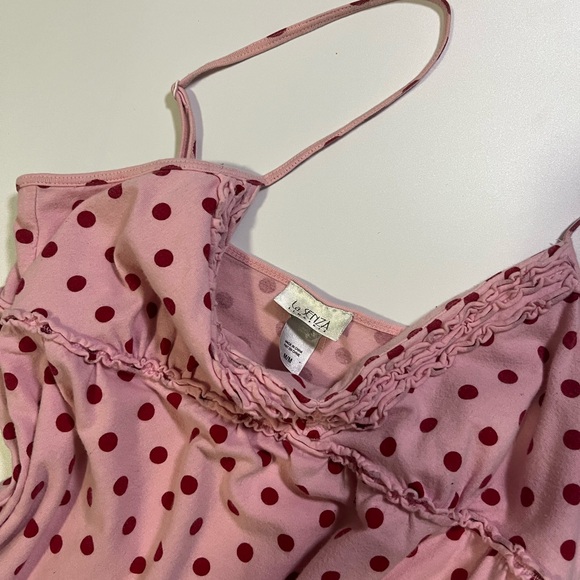 y2k polka dot pink and red mini dress - Picture 2 of 3